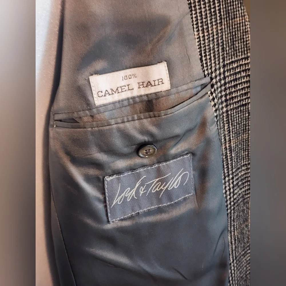 Lord & Taylor Camel Hair Suit Jacket Vintage
